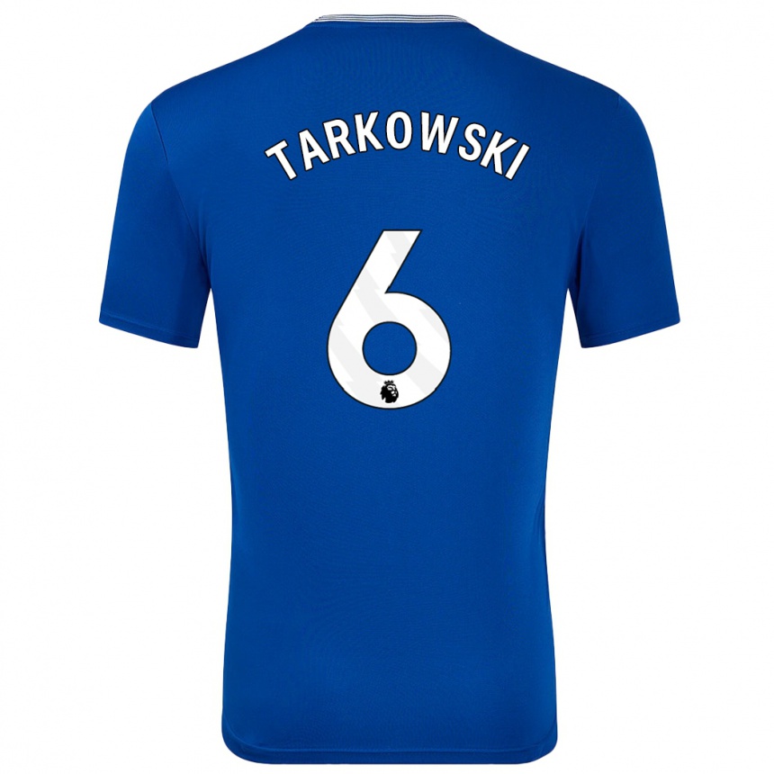 Niño Fútbol Camiseta James Tarkowski #6 Azul Con 1ª Equipación 2024/25 México