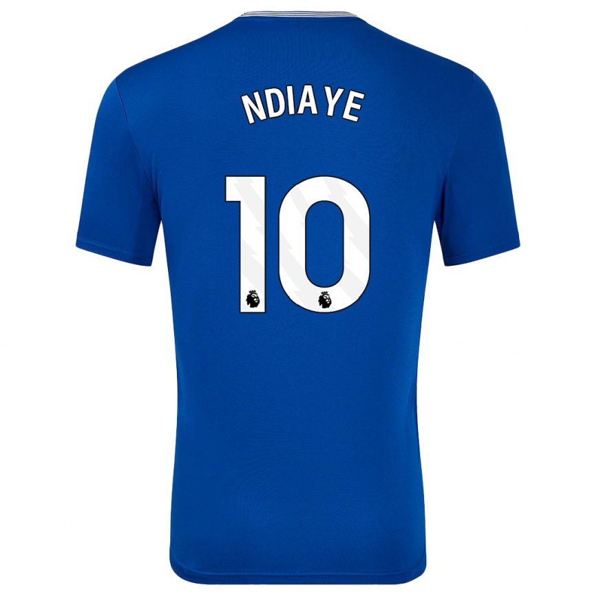 Niño Fútbol Camiseta Iliman Ndiaye #10 Azul Con 1ª Equipación 2024/25 México