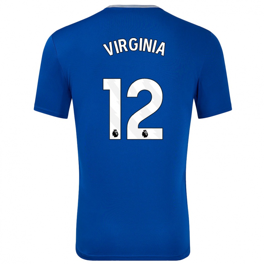 Niño Fútbol Camiseta João Virgínia #12 Azul Con 1ª Equipación 2024/25 México