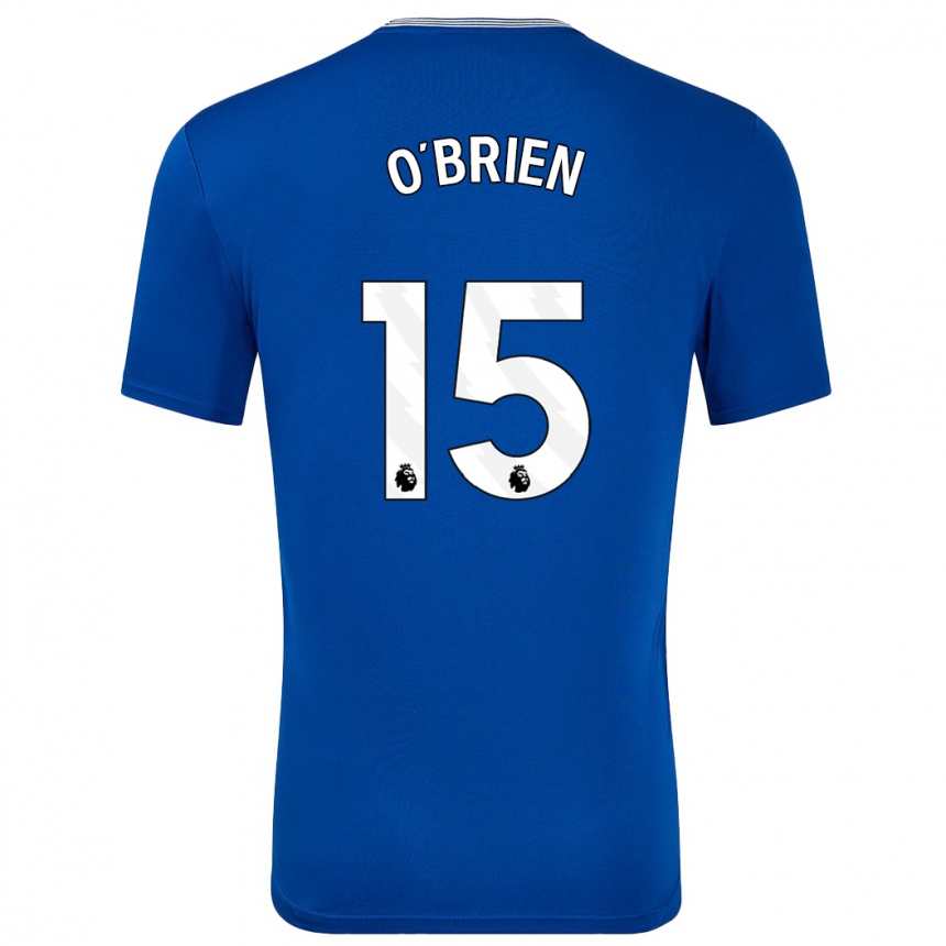 Niño Fútbol Camiseta Jake O'brien #15 Azul Con 1ª Equipación 2024/25 México