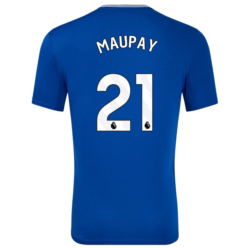 Niño Fútbol Camiseta Neal Maupay #21 Azul Con 1ª Equipación 2024/25 México