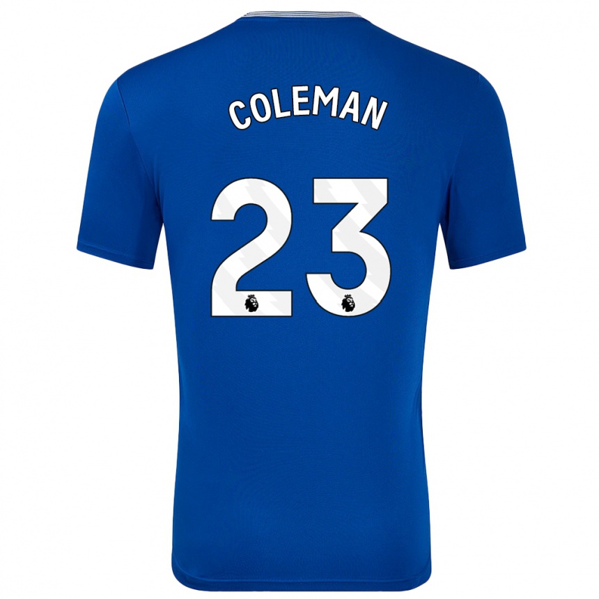 Niño Fútbol Camiseta Seamus Coleman #23 Azul Con 1ª Equipación 2024/25 México