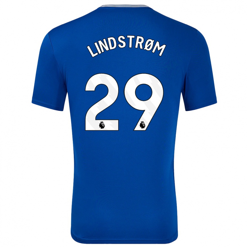 Niño Fútbol Camiseta Jesper Lindstrøm #29 Azul Con 1ª Equipación 2024/25 México