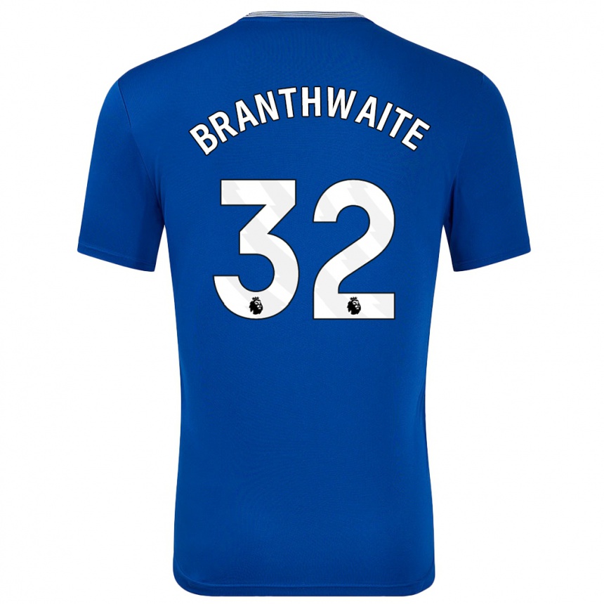 Niño Fútbol Camiseta Jarrad Branthwaite #32 Azul Con 1ª Equipación 2024/25 México