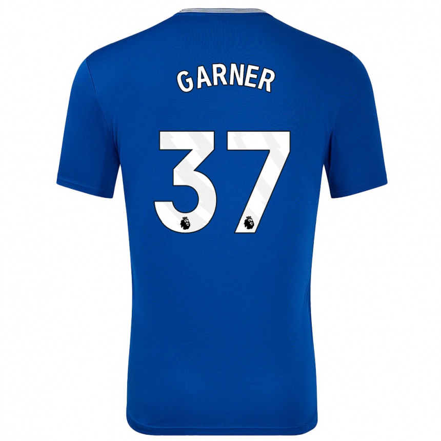 Niño Fútbol Camiseta James Garner #37 Azul Con 1ª Equipación 2024/25 México