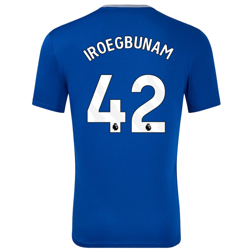 Niño Fútbol Camiseta Tim Iroegbunam #42 Azul Con 1ª Equipación 2024/25 México