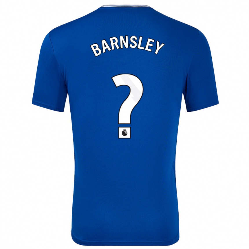 Niño Fútbol Camiseta Fraser Barnsley #0 Azul Con 1ª Equipación 2024/25 México