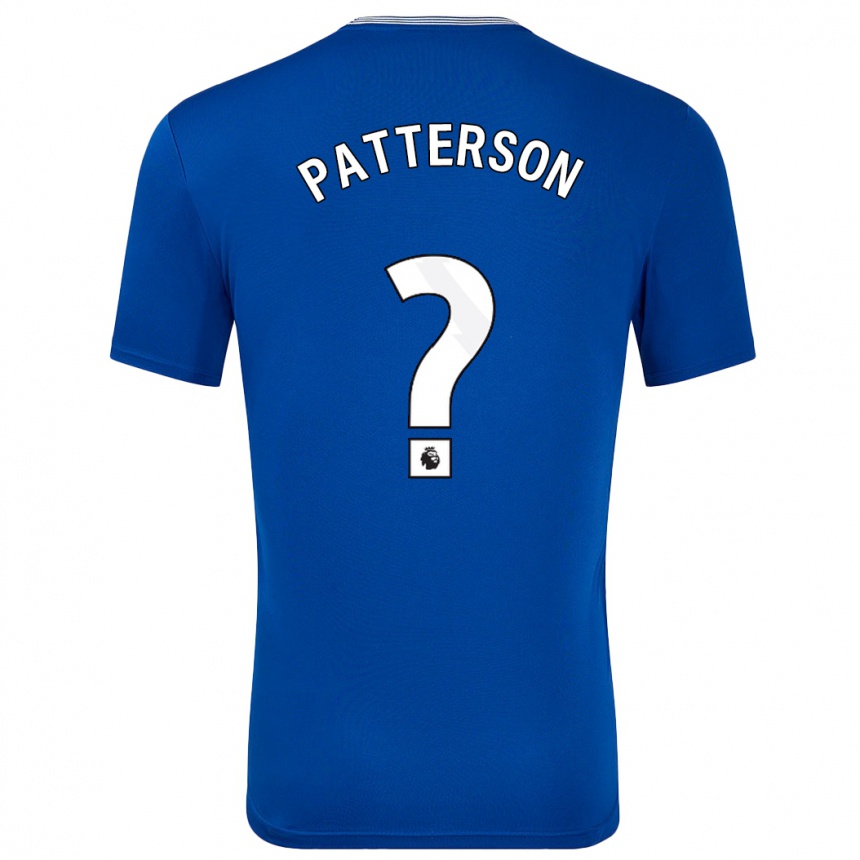 Niño Fútbol Camiseta Jack Patterson #0 Azul Con 1ª Equipación 2024/25 México