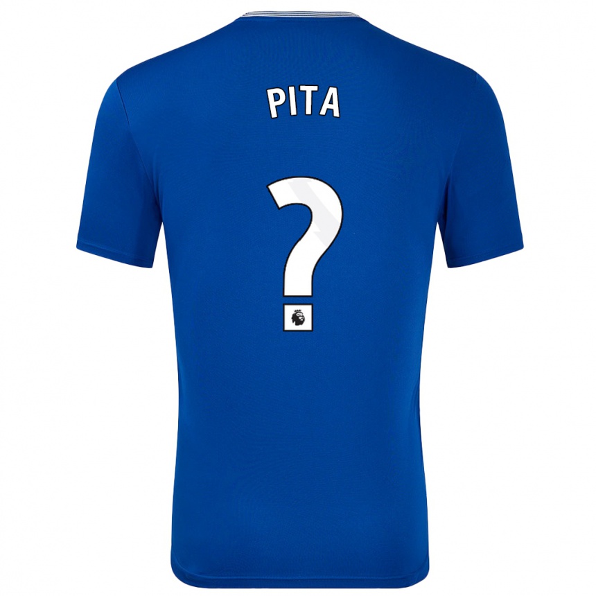 Niño Fútbol Camiseta Shea Pita #0 Azul Con 1ª Equipación 2024/25 México