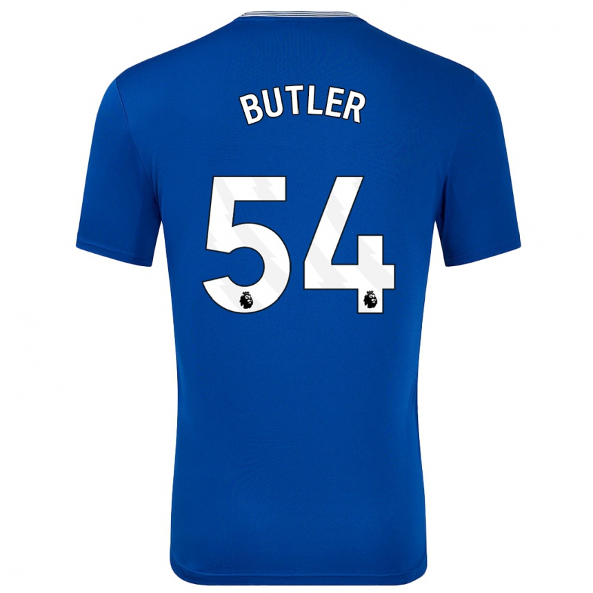 Niño Fútbol Camiseta Jack Butler #54 Azul Con 1ª Equipación 2024/25 México