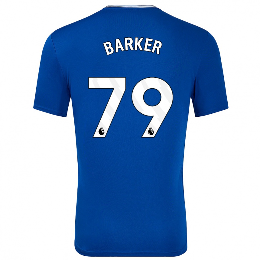 Niño Fútbol Camiseta Owen Barker #79 Azul Con 1ª Equipación 2024/25 México