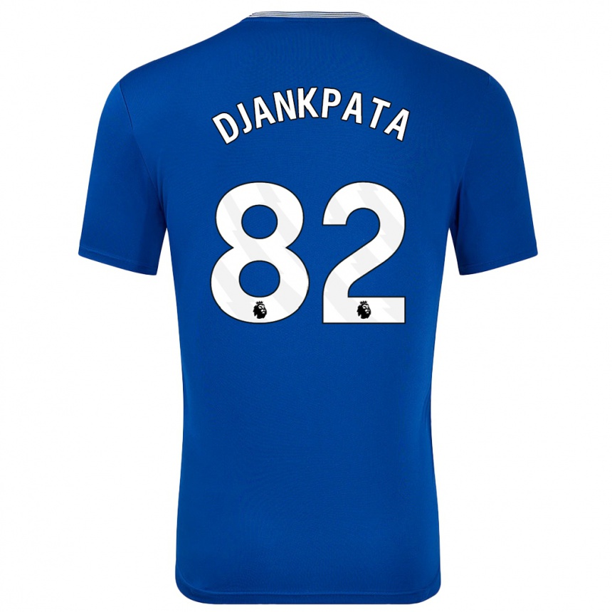 Niño Fútbol Camiseta Halid Djankpata #82 Azul Con 1ª Equipación 2024/25 México