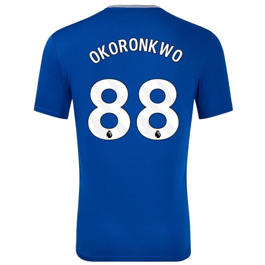 Niño Fútbol Camiseta Francis Okoronkwo #88 Azul Con 1ª Equipación 2024/25 México