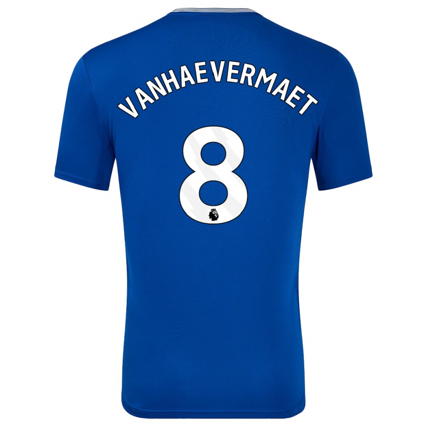 Niño Fútbol Camiseta Justine Vanhaevermaet #8 Azul Con 1ª Equipación 2024/25 México