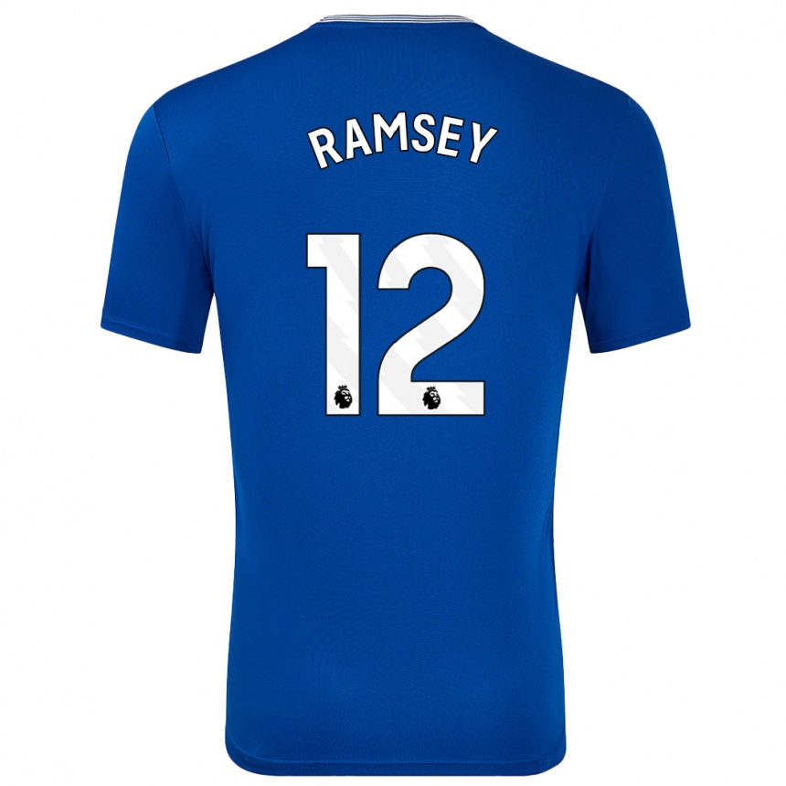 Niño Fútbol Camiseta Emily Ramsey #12 Azul Con 1ª Equipación 2024/25 México