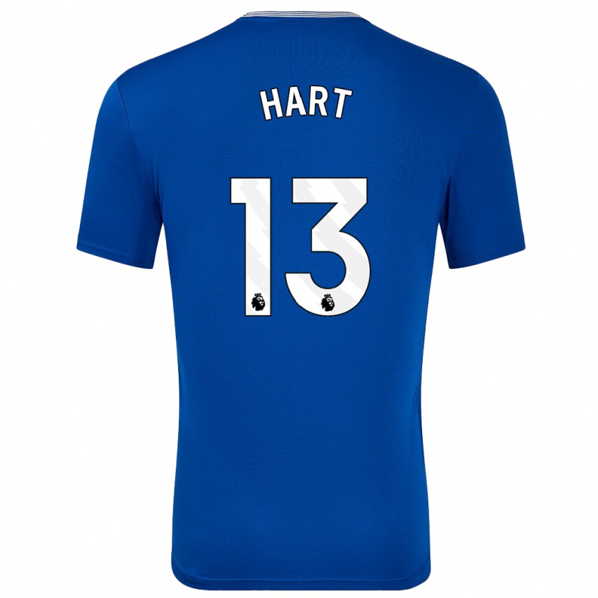 Niño Fútbol Camiseta Libby Hart #13 Azul Con 1ª Equipación 2024/25 México