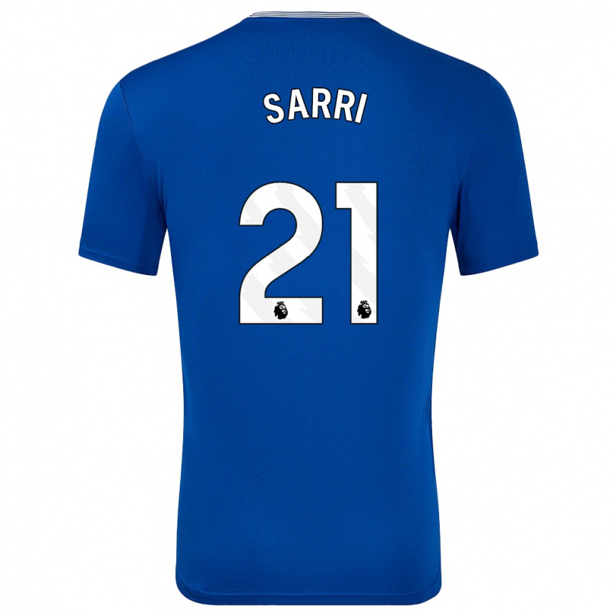 Niño Fútbol Camiseta Veatriki Sarri #21 Azul Con 1ª Equipación 2024/25 México