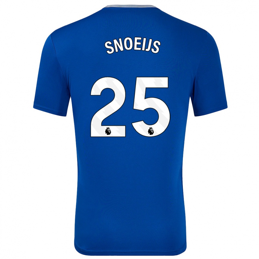 Niño Fútbol Camiseta Katja Snoeijs #25 Azul Con 1ª Equipación 2024/25 México