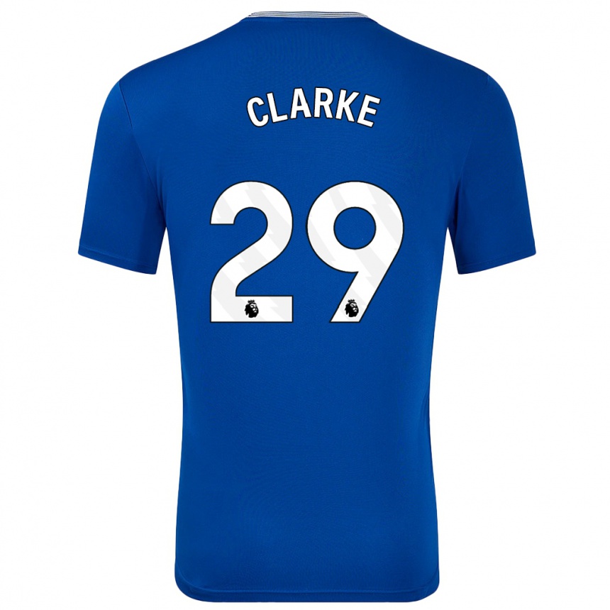 Niño Fútbol Camiseta Abbey Clarke #29 Azul Con 1ª Equipación 2024/25 México