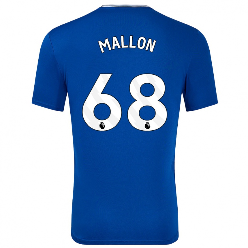 Niño Fútbol Camiseta Mathew Mallon #68 Azul Con 1ª Equipación 2024/25 México