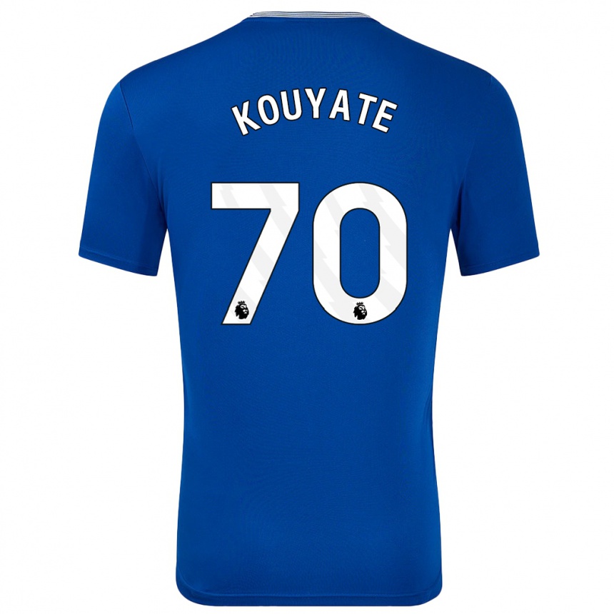 Niño Fútbol Camiseta Katia Kouyate #70 Azul Con 1ª Equipación 2024/25 México