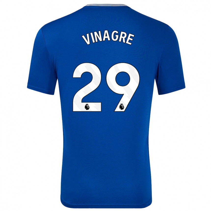 Niño Fútbol Camiseta Ruben Vinagre #29 Azul Con 1ª Equipación 2024/25 México