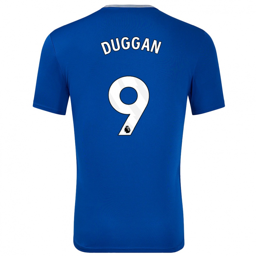 Niño Fútbol Camiseta Toni Duggan #9 Azul Con 1ª Equipación 2024/25 México