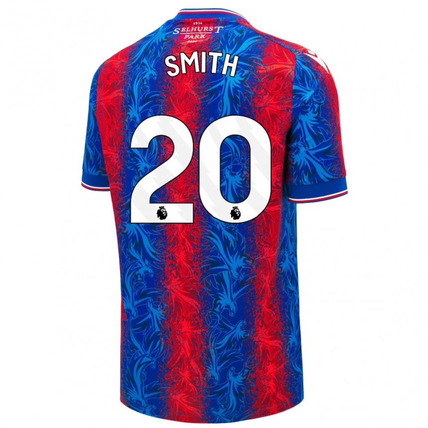 Niño Fútbol Camiseta Hope Smith #20 Rayas Rojas Y Azules 1ª Equipación 2024/25 México