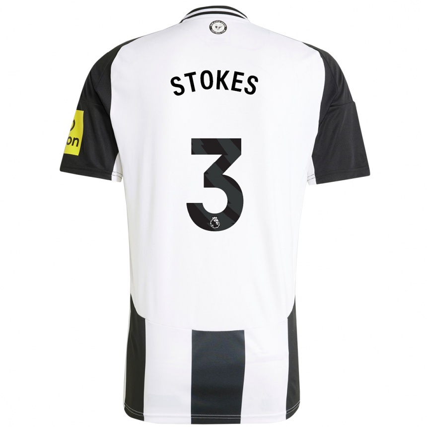 Niño Fútbol Camiseta Demi Stokes #3 Blanco Negro 1ª Equipación 2024/25 México