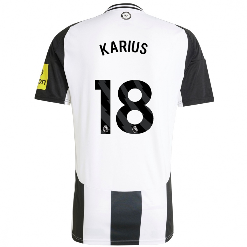 Niño Fútbol Camiseta Loris Karius #18 Blanco Negro 1ª Equipación 2024/25 México