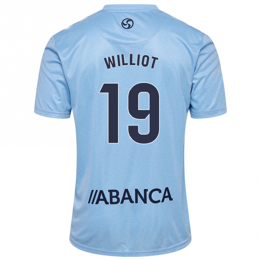 Niño Fútbol Camiseta Williot Swedberg #19 Azul Cielo 1ª Equipación 2024/25 México