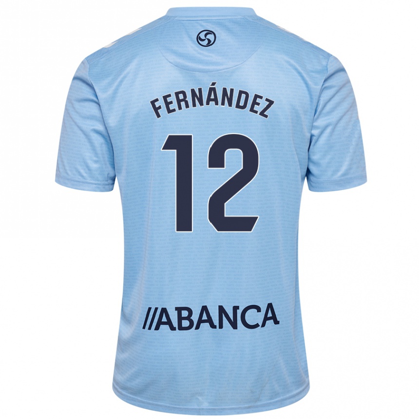 Niño Fútbol Camiseta Manu Fernández #12 Azul Cielo 1ª Equipación 2024/25 México