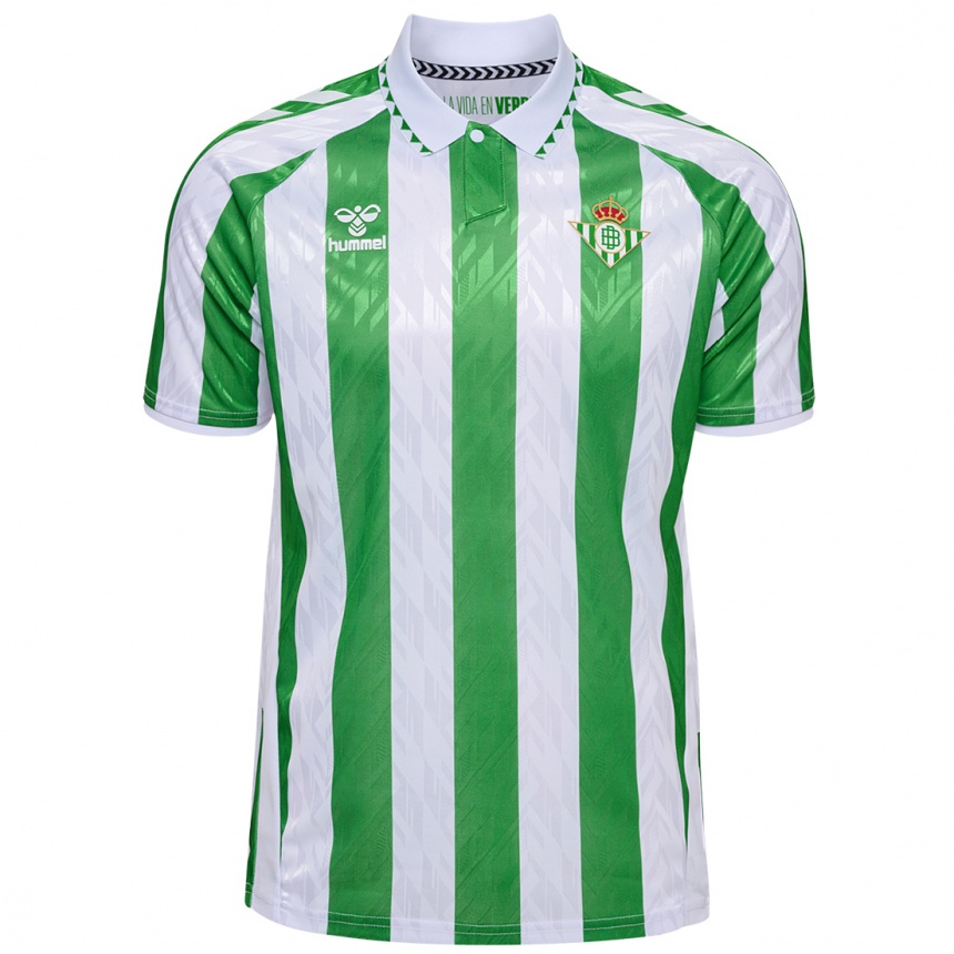 Niño Fútbol Camiseta Marcos Fernández #9 Verde Rayas Blancas 1ª Equipación 2024/25 México