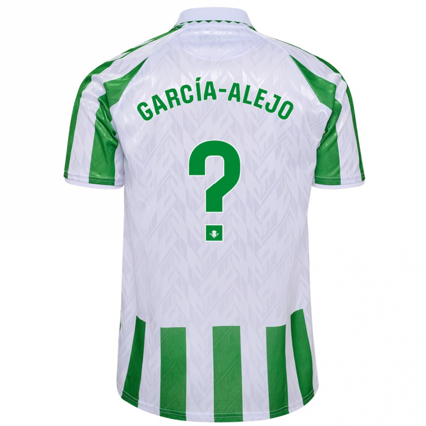 Niño Fútbol Camiseta Raúl García-Alejo #0 Verde Rayas Blancas 1ª Equipación 2024/25 México