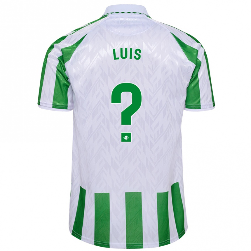 Niño Fútbol Camiseta Jorge Luis #0 Verde Rayas Blancas 1ª Equipación 2024/25 México