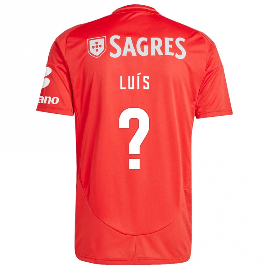 Niño Fútbol Camiseta António Luís #0 Rojo Blanco 1ª Equipación 2024/25 México