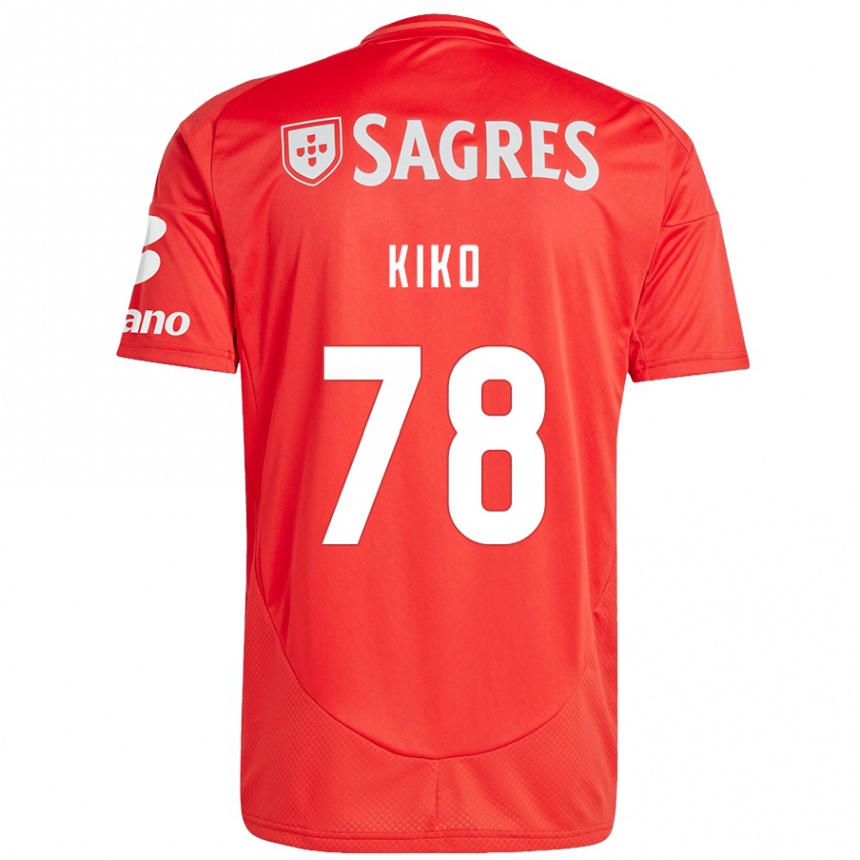 Niño Fútbol Camiseta Kiko #78 Rojo Blanco 1ª Equipación 2024/25 México