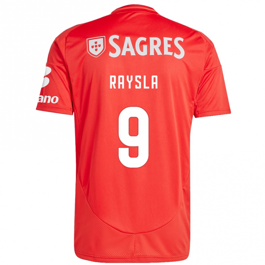 Niño Fútbol Camiseta Nycole Raysla #9 Rojo Blanco 1ª Equipación 2024/25 México