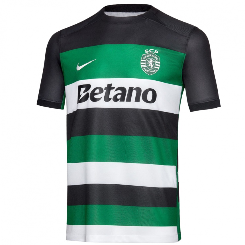 Niño Fútbol Camiseta Rodrigo Cabrito #0 Negro Blanco Verde 1ª Equipación 2024/25 México