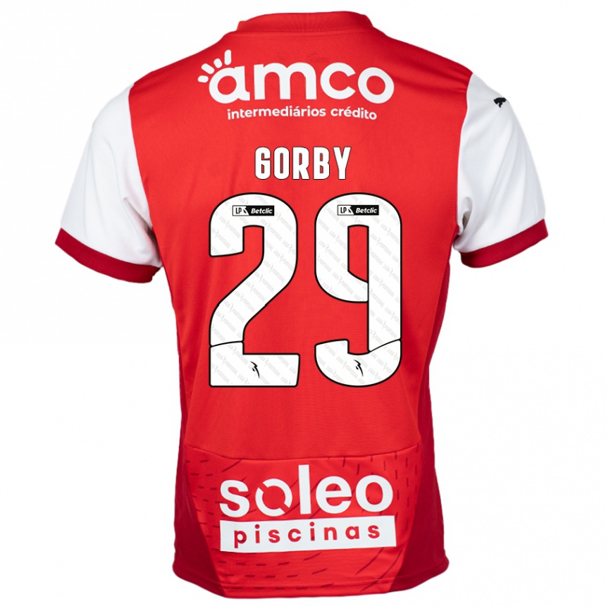 Niño Fútbol Camiseta Gorby #29 Rojo Blanco 1ª Equipación 2024/25 México