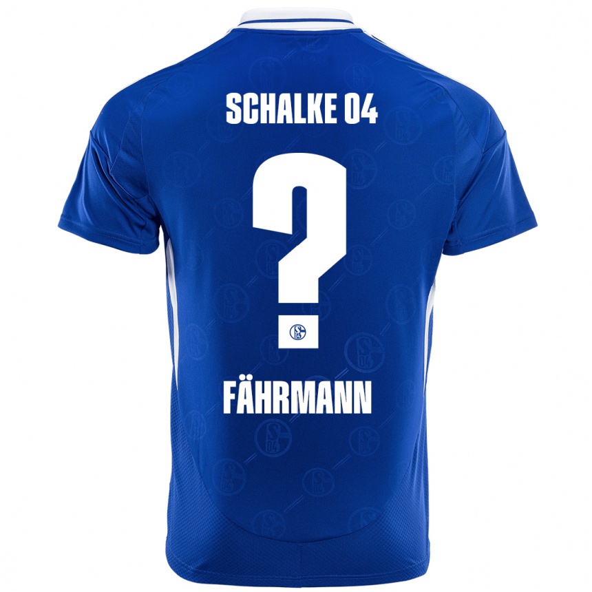 Niño Fútbol Camiseta Ralf Fährmann #0 Azul Real 1ª Equipación 2024/25 México