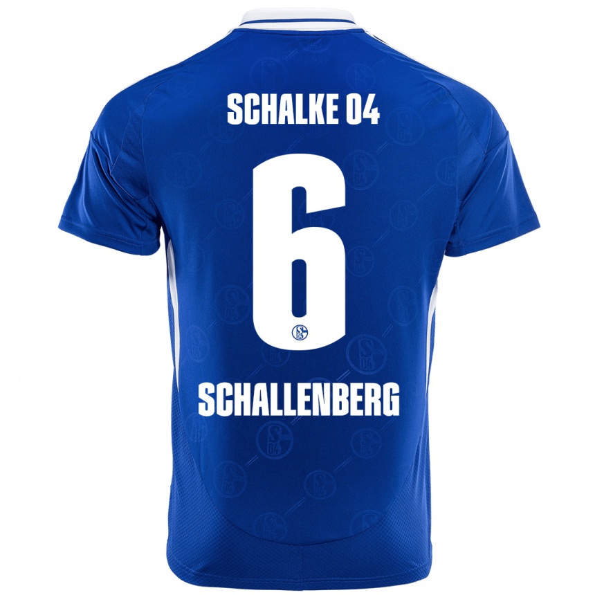 Niño Fútbol Camiseta Ron Schallenberg #6 Azul Real 1ª Equipación 2024/25 México