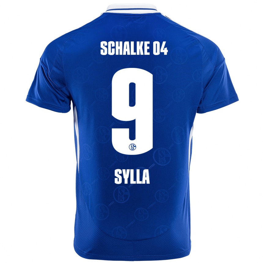 Niño Fútbol Camiseta Moussa Sylla #9 Azul Real 1ª Equipación 2024/25 México