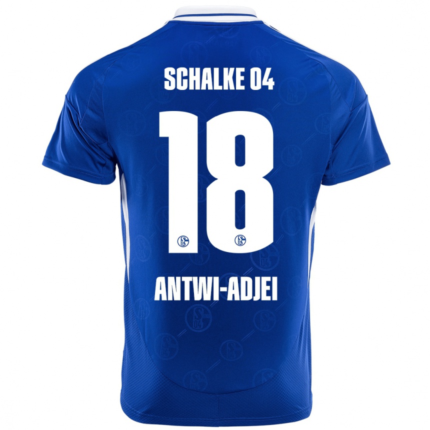 Niño Fútbol Camiseta Christopher Antwi-Adjei #18 Azul Real 1ª Equipación 2024/25 México