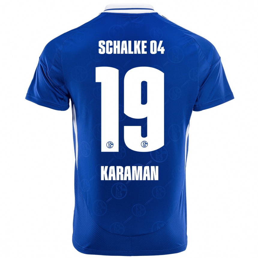 Niño Fútbol Camiseta Kenan Karaman #19 Azul Real 1ª Equipación 2024/25 México