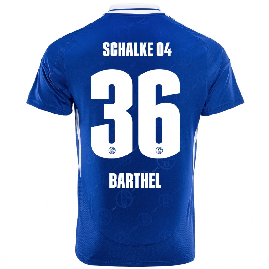 Niño Fútbol Camiseta Niklas Barthel #36 Azul Real 1ª Equipación 2024/25 México