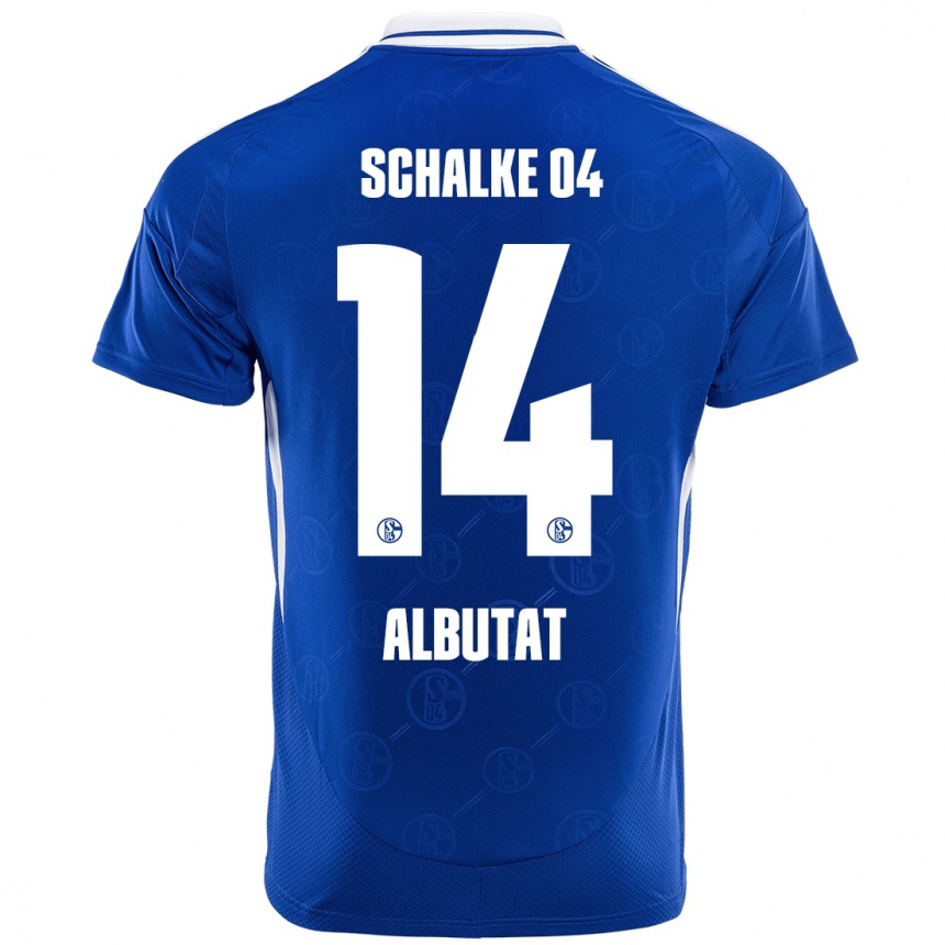 Niño Fútbol Camiseta Tim Albutat #14 Azul Real 1ª Equipación 2024/25 México