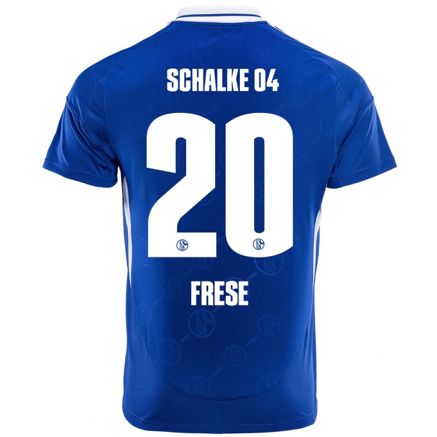 Niño Fútbol Camiseta Niklas Frese #20 Azul Real 1ª Equipación 2024/25 México