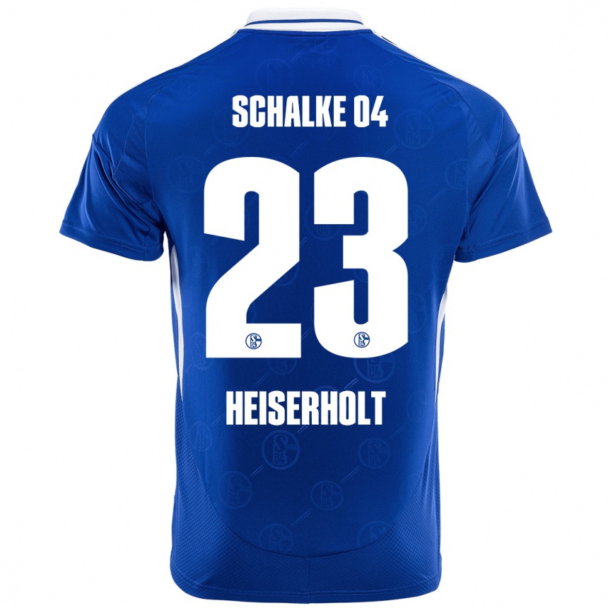 Niño Fútbol Camiseta Finn Heiserholt #23 Azul Real 1ª Equipación 2024/25 México