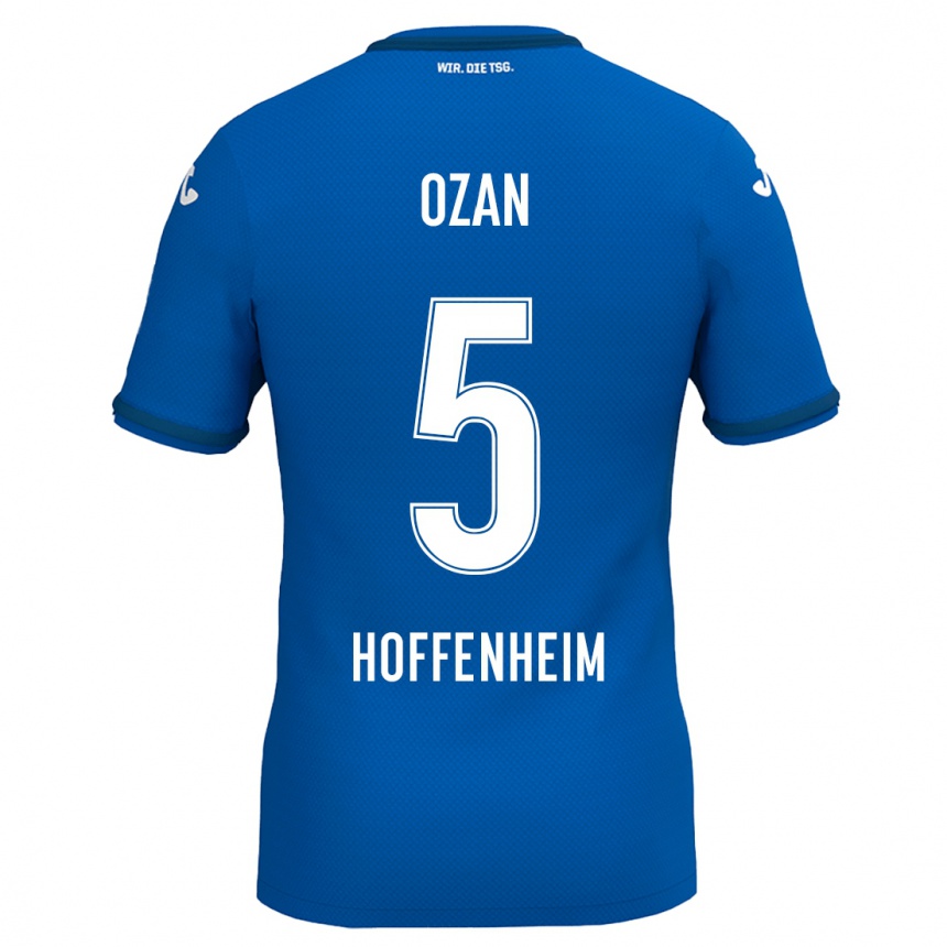 Niño Fútbol Camiseta Ozan Kabak #5 Azul Real 1ª Equipación 2024/25 México